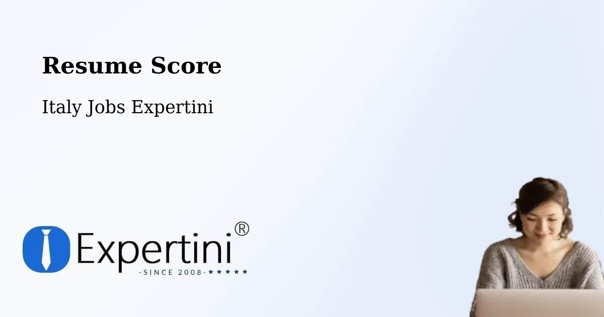 Resume Score & Job Description Match Tool – Garda - Italy Jobs Expertini